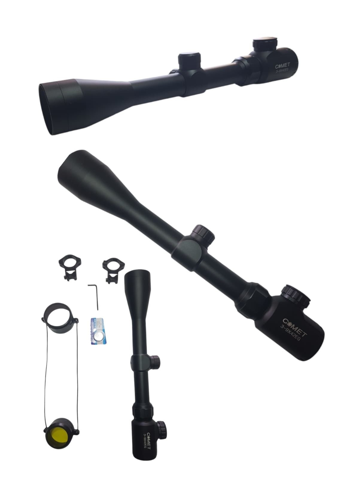 TÜFEK DÜRBÜNÜ 3-9x42EG COMET KIRMIZI YEŞİL IŞIKLI