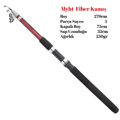 Myht Fiber Kamış 270cm