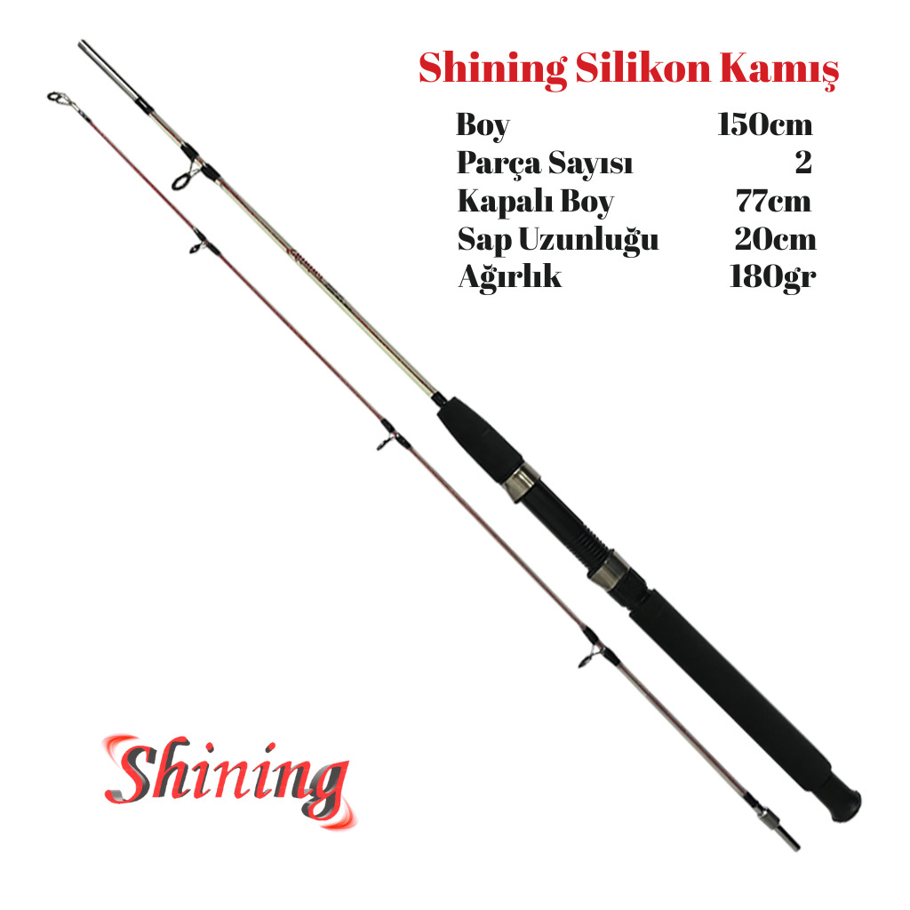 Shining Silikon Kamış 150cm