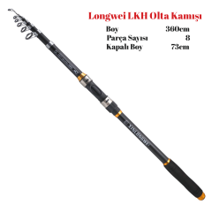 Longwei LKH Plastik Kızak Kamış 360cm